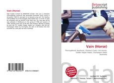 Buchcover von Vain (Horse)