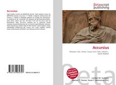 Portada del libro de Accursius