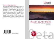 Capa do livro de Renfrew County, Ontario 