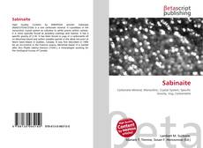 Couverture de Sabinaite