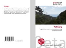 Couverture de Achberg