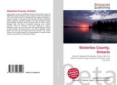 Capa do livro de Waterloo County, Ontario 