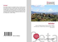 Buchcover von Achdar