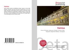 Buchcover von Vainius