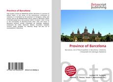 Buchcover von Province of Barcelona