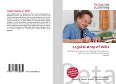 Capa do livro de Legal History of Wills 