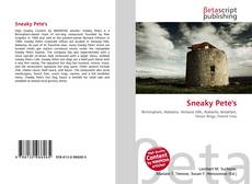 Buchcover von Sneaky Pete's