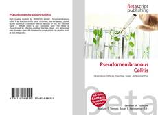 Buchcover von Pseudomembranous Colitis