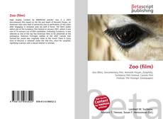 Capa do livro de Zoo (film) 