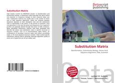 Buchcover von Substitution Matrix