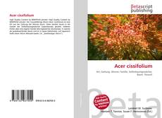 Buchcover von Acer cissifolium