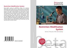 Buchcover von Restriction Modification System