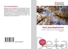 Couverture de Acer pseudoplatanus