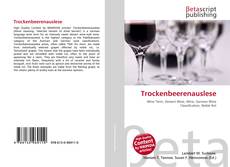 Portada del libro de Trockenbeerenauslese