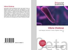 Capa do livro de Vibrio Cholerae 