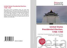 Buchcover von United States Presidential Election, 1788–1789