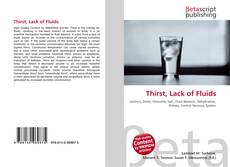 Buchcover von Thirst, Lack of Fluids
