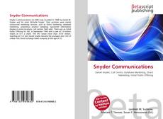 Buchcover von Snyder Communications