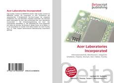 Portada del libro de Acer Laboratories Incorporated