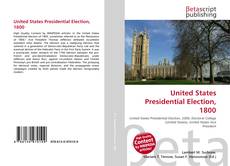 Capa do livro de United States Presidential Election, 1800 