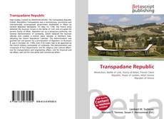 Portada del libro de Transpadane Republic