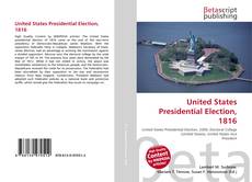 Portada del libro de United States Presidential Election, 1816