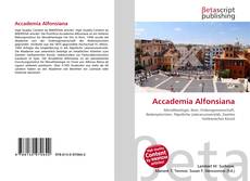 Capa do livro de Accademia Alfonsiana 