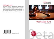 Capa do livro de Washington Hunt 