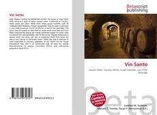 Portada del libro de Vin Santo