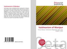 Capa do livro de Vaishnavism of Manipur 