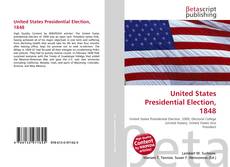 Capa do livro de United States Presidential Election, 1848 
