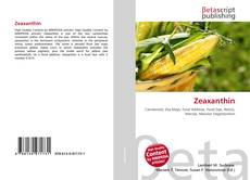 Couverture de Zeaxanthin