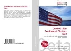 Couverture de United States Presidential Election, 1932