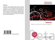 Couverture de Siderite