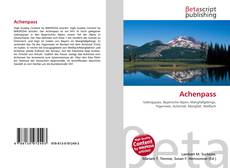 Couverture de Achenpass
