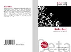 Buchcover von Rachel Beer
