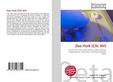 Couverture de Zoo York (CSI: NY)