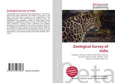Couverture de Zoological Survey of India