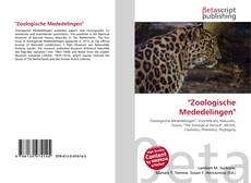 Buchcover von ''Zoologische Mededelingen''