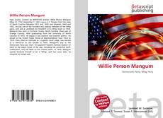 Portada del libro de Willie Person Mangum