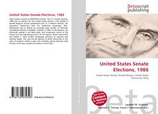 Bookcover of United States Senate Elections, 1986