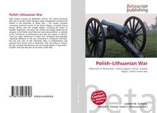 Bookcover of Polish–Lithuanian War