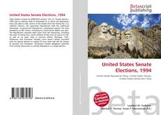 Bookcover of United States Senate Elections, 1994