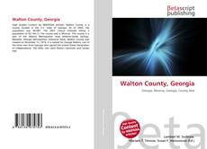 Bookcover of Walton County, Georgia