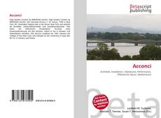 Bookcover of Acconci
