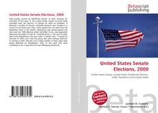 Couverture de United States Senate Elections, 2000