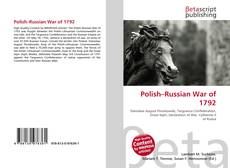 Bookcover of Polish–Russian War of 1792