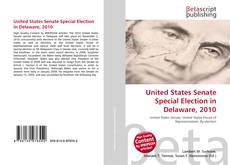 Capa do livro de United States Senate Special Election in Delaware, 2010 