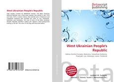 Capa do livro de West Ukrainian People's Republic 