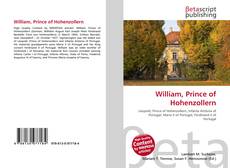 Copertina di William, Prince of Hohenzollern